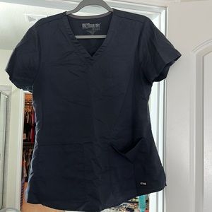 Greys anatomy dark gray scrubs— full set
